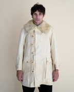 1940s Swedish Army m/1913 “Livpäls” Sheepskin-Lined Winter Coat