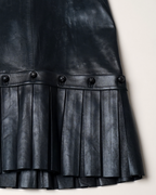 Alexander McQueen two-way Leather Mini Dress