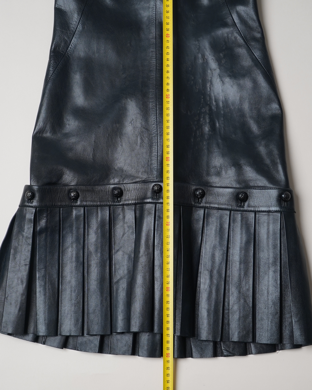 Alexander McQueen two-way Leather Mini Dress