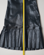 Alexander McQueen two-way Leather Mini Dress