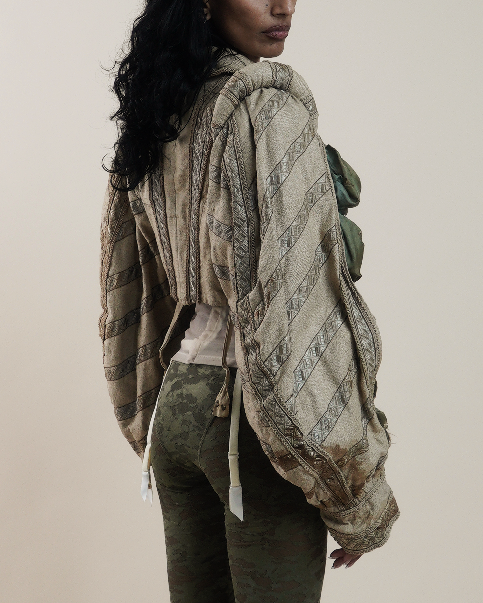 Antique 19th Century Theatrical Renaissance-Revival Slash Sleeved Jacket