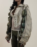 Antique 19th Century Theatrical Renaissance-Revival Slash Sleeved Jacket