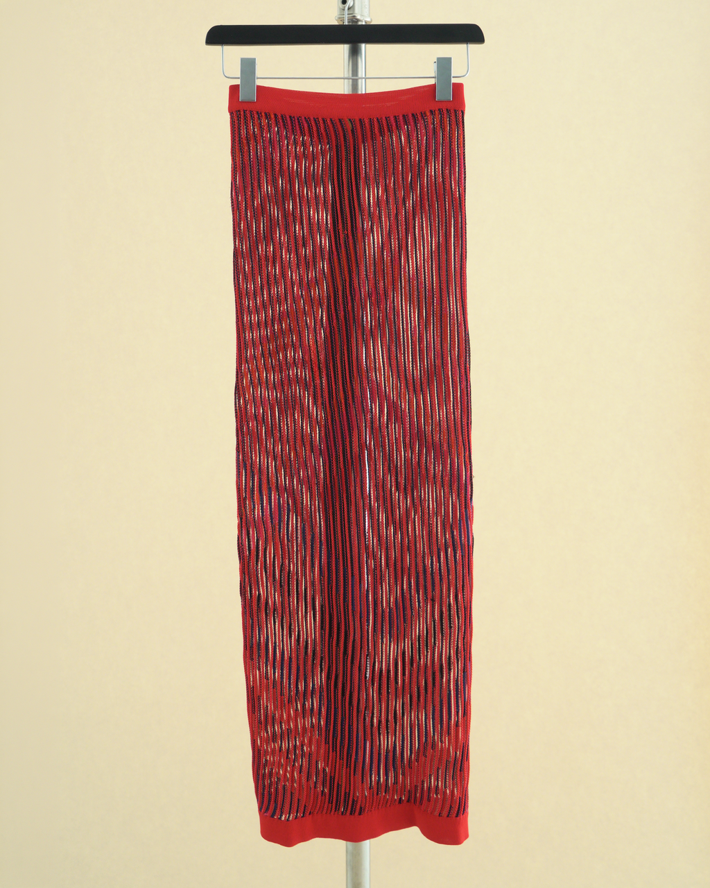 Balmain by Olivier Rousteing open-work maxi skirt