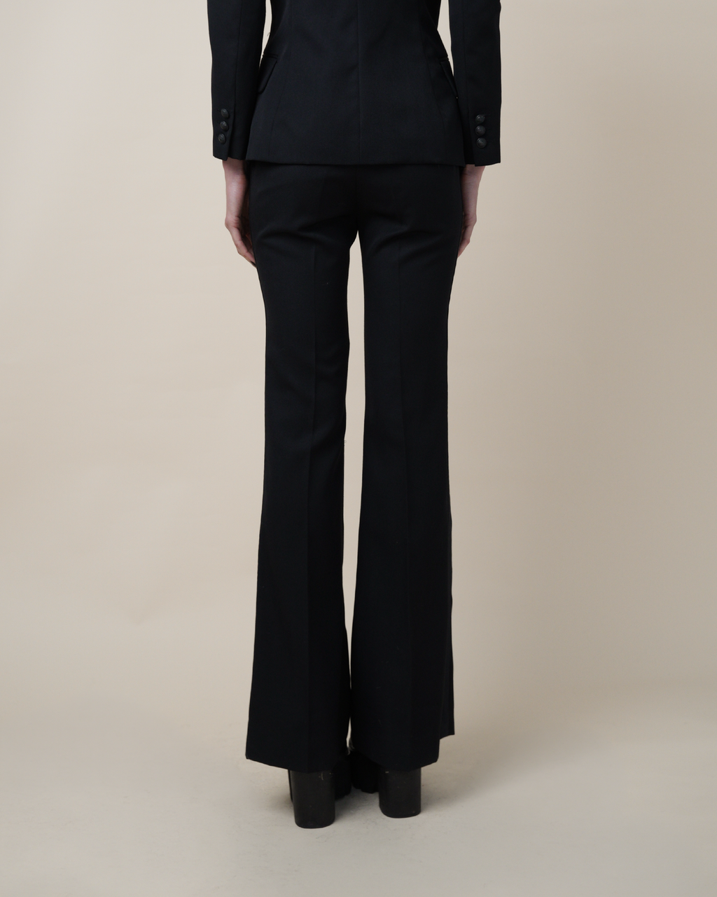 Balmain Sculptural Pagoda-Shoulder Tuxedo Suit