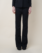 Balmain Sculptural Pagoda-Shoulder Tuxedo Suit