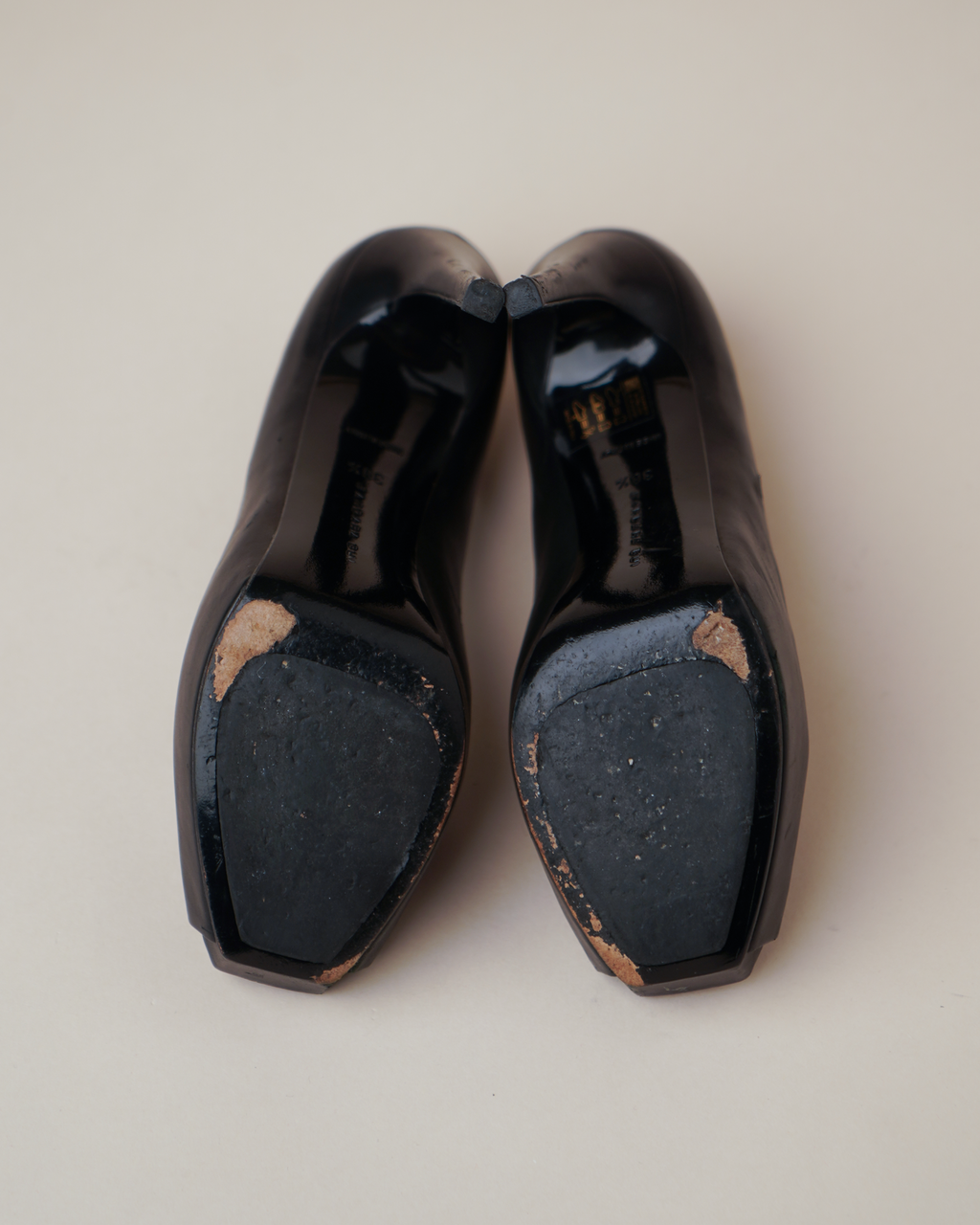Barbara Bui Black Leather Platform Pumps