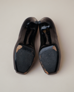 Barbara Bui Black Leather Platform Pumps