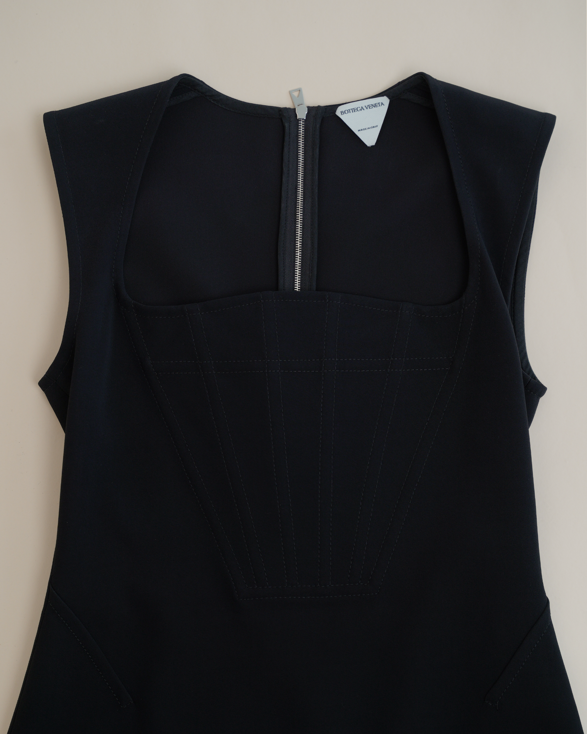 Bottega Veneta by Daniel Lee Compact Corset Panel Mini Dress