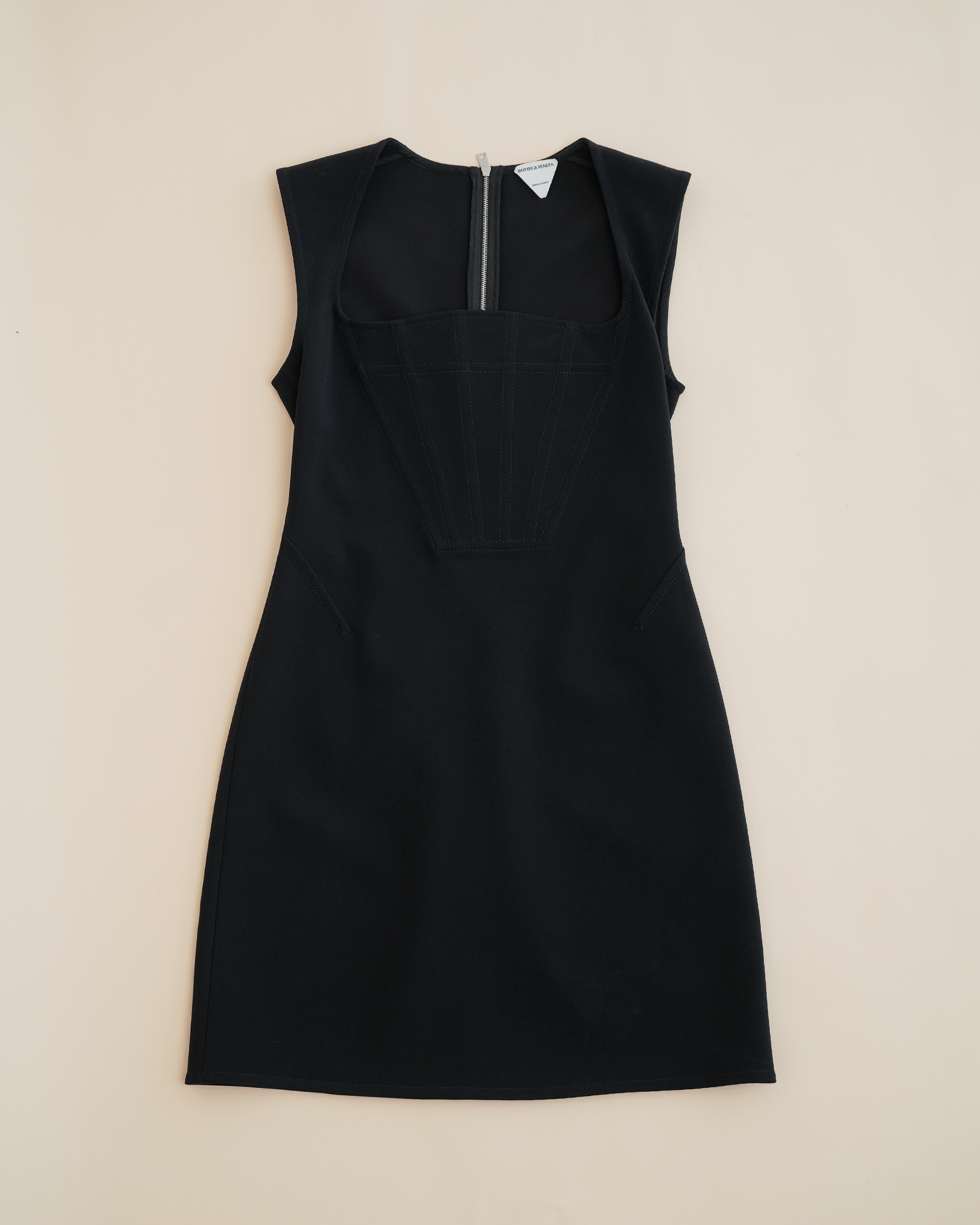 Bottega Veneta by Daniel Lee Compact Corset Panel Mini Dress