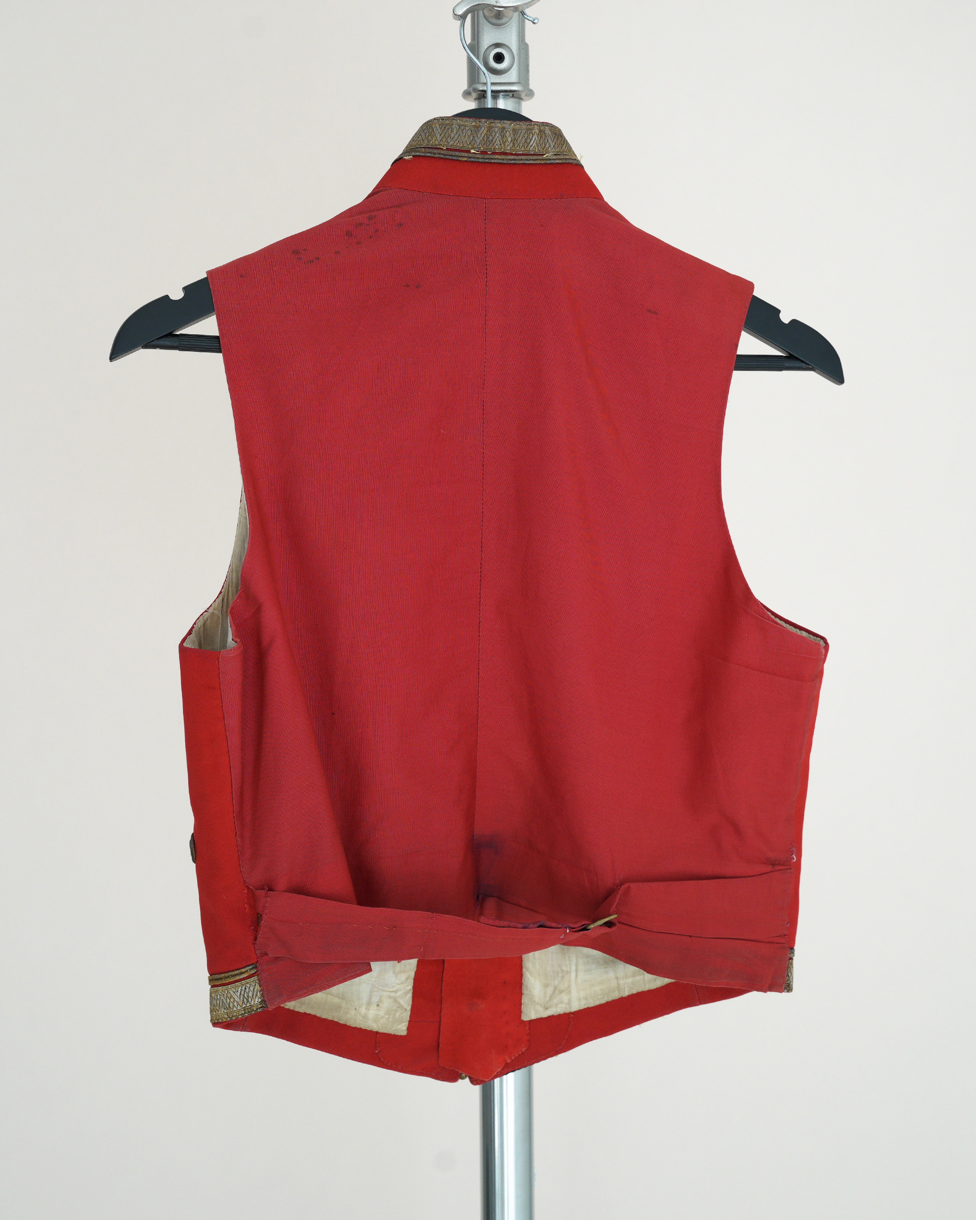 19th century British Army medical officers scarlet mess vest