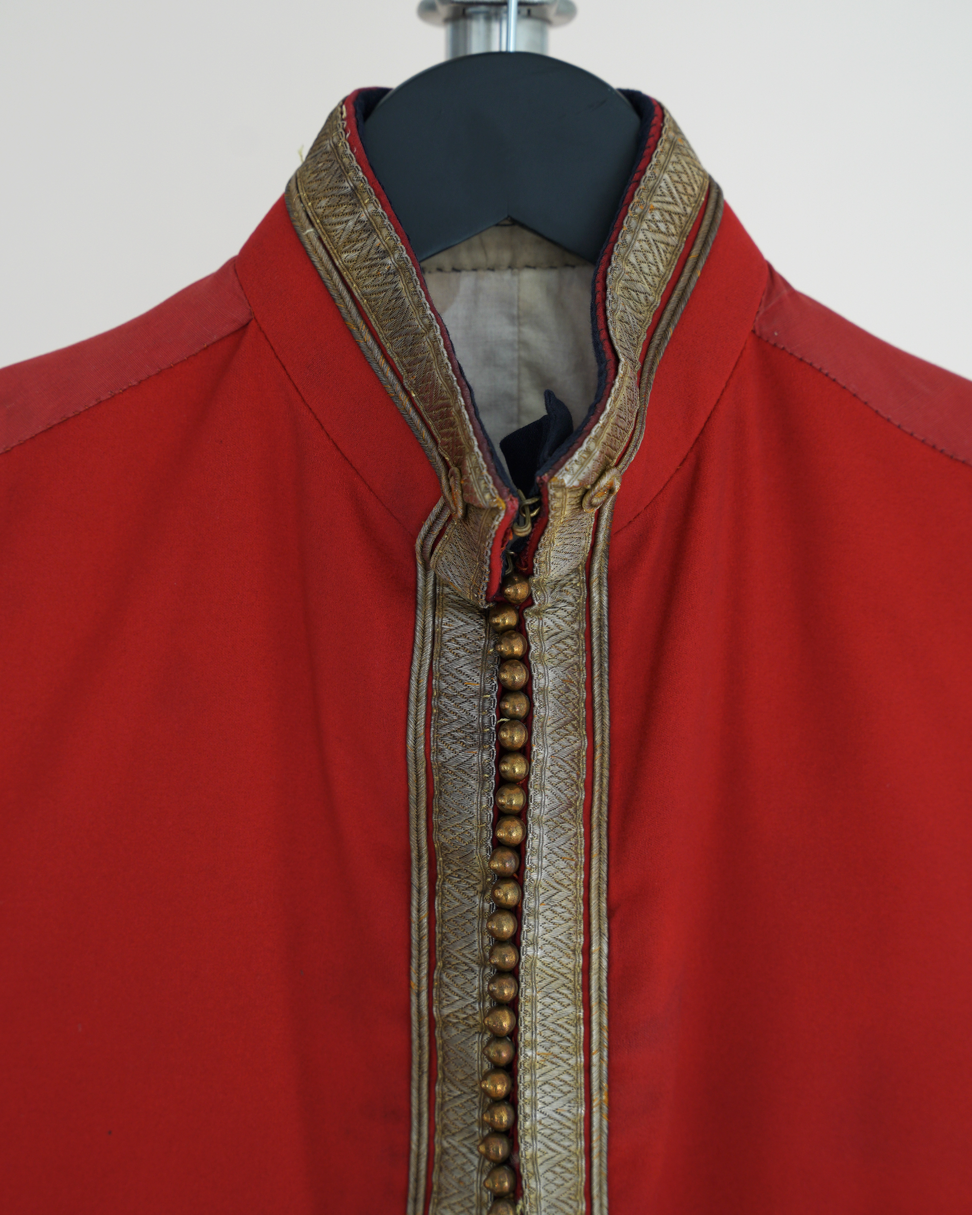 19th century British Army medical officers scarlet mess vest
