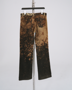 Roberto Cavalli A/W 2001 two-piece denim and fur set