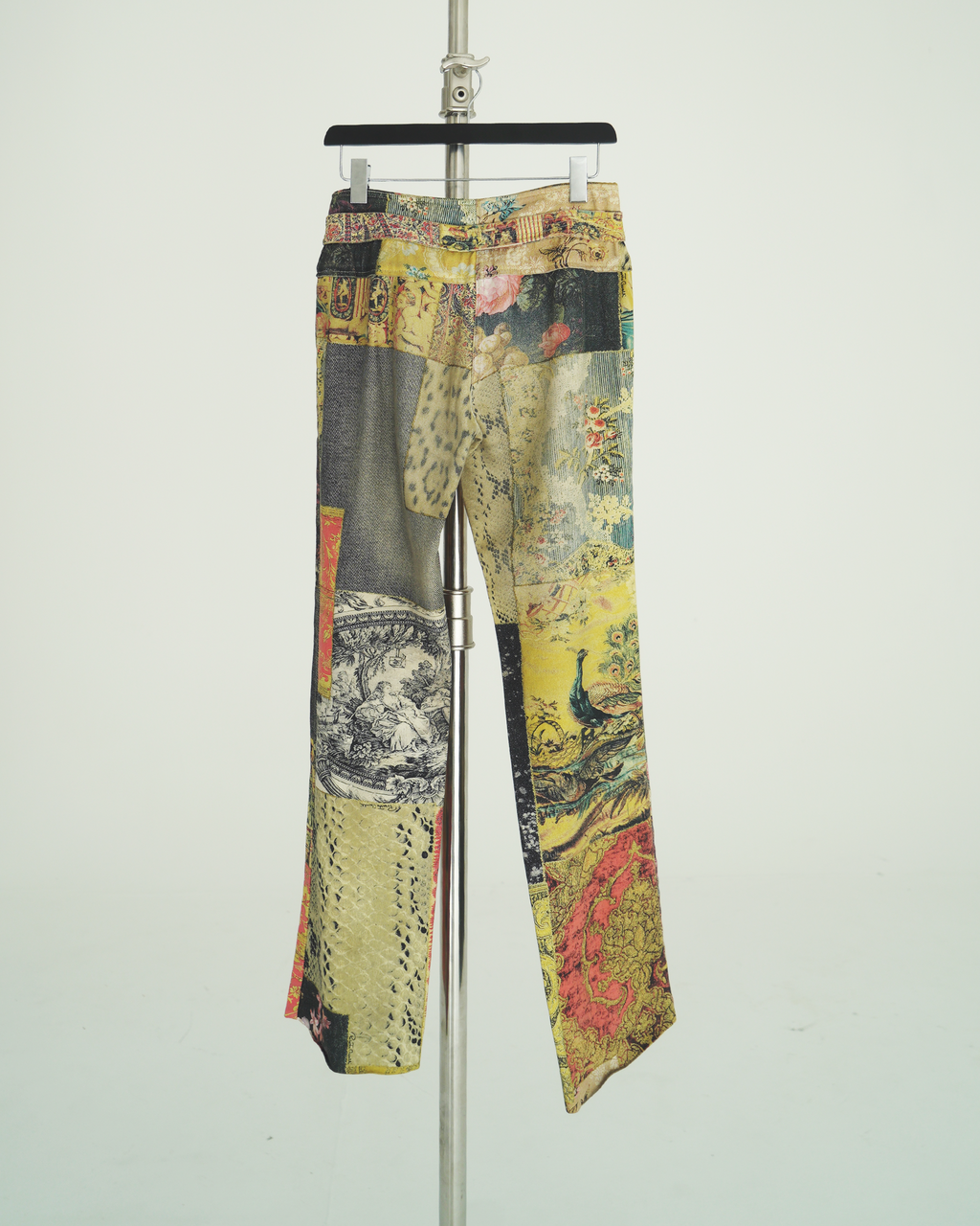 Roberto Cavalli "Patchwork" print straight-leg pants