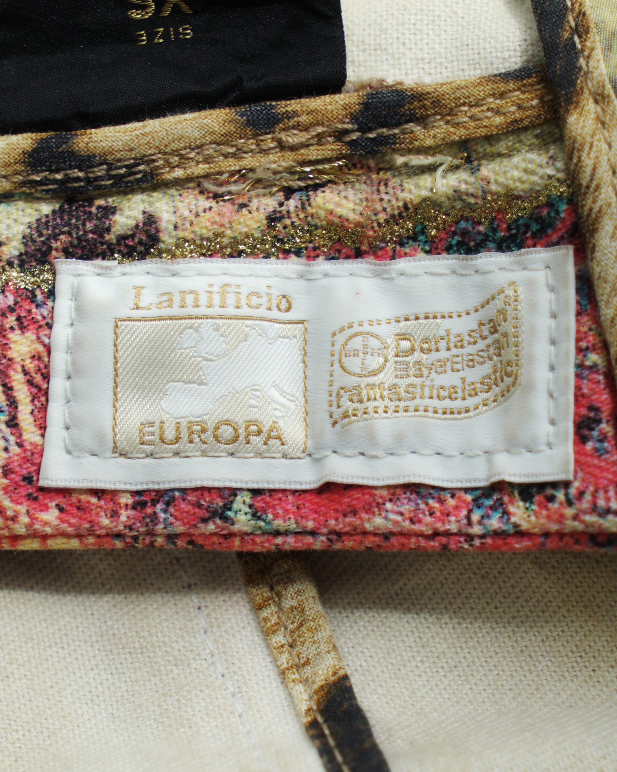 Roberto Cavalli "Patchwork" print straight-leg pants