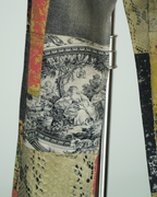 Roberto Cavalli "Patchwork" print straight-leg pants