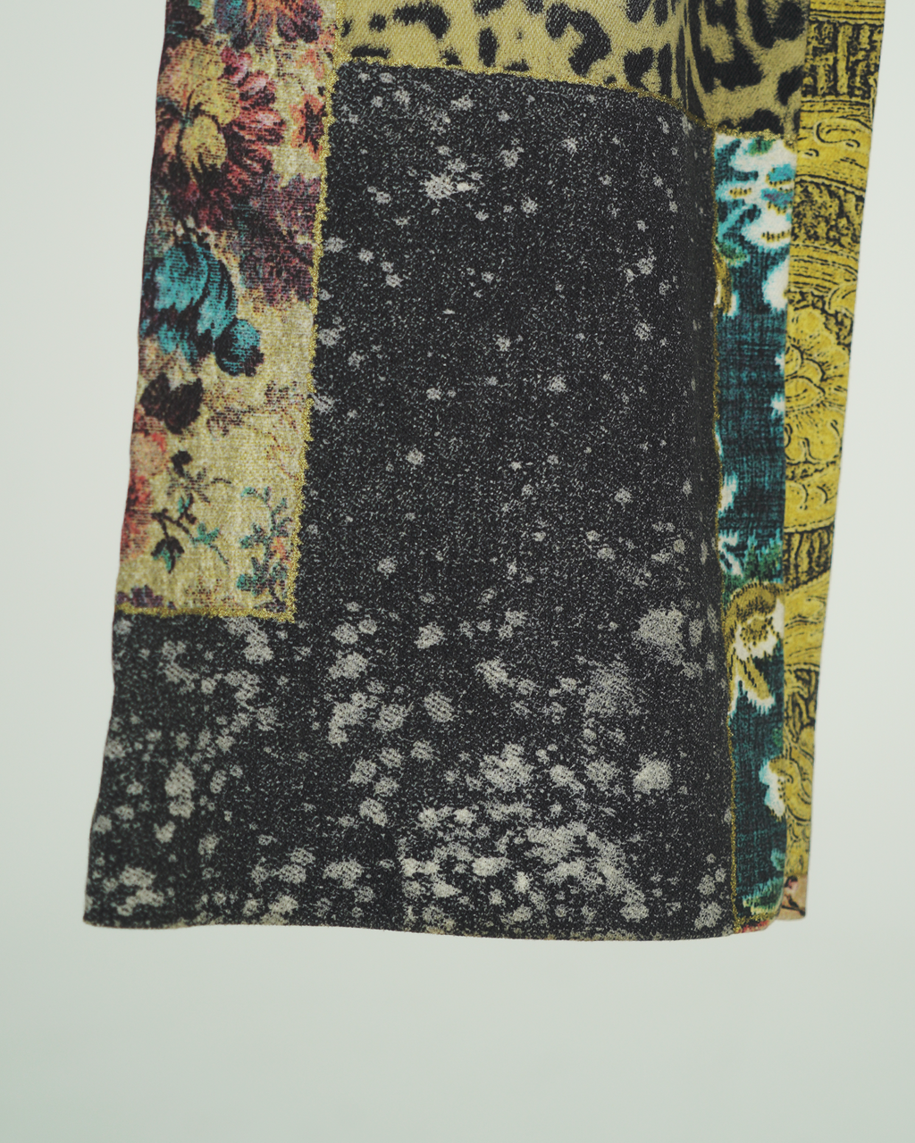 Roberto Cavalli "Patchwork" print straight-leg pants