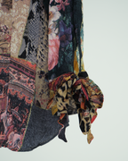 Roberto Cavalli "Patchwork" print silk blouse