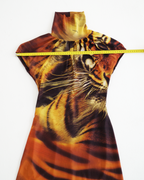 Roberto Cavalli tiger print midi dress