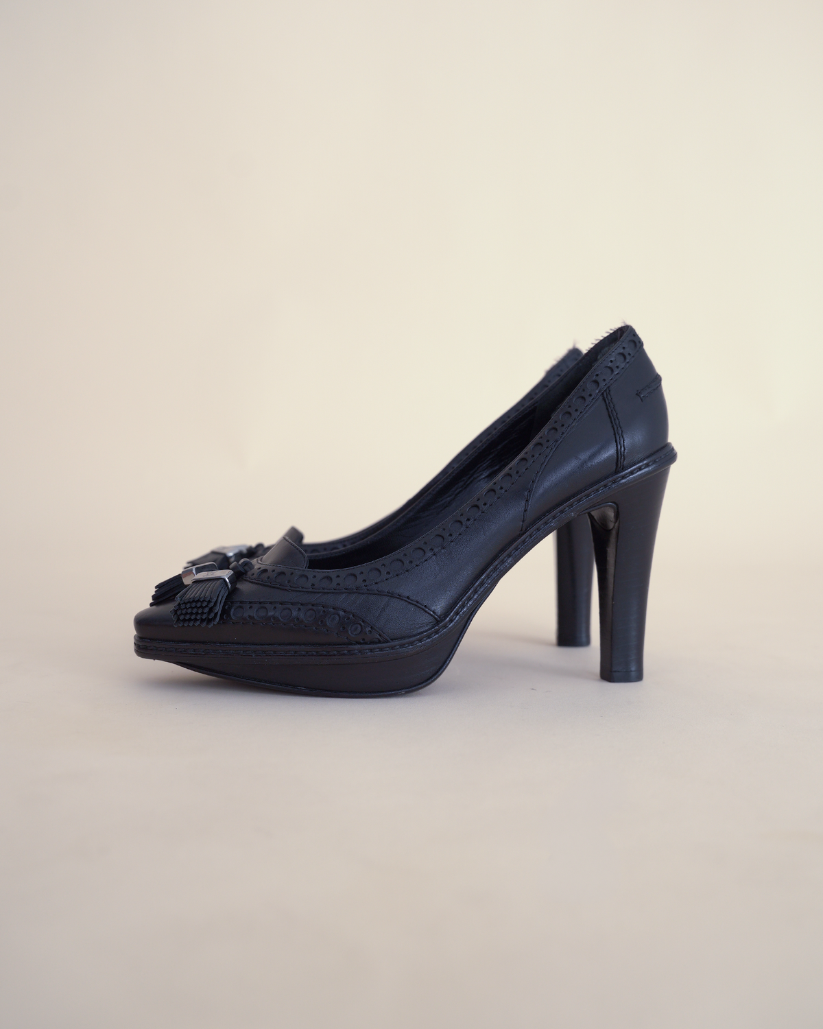 Celine A/W 2008 Platform Kiltie Brogue Pumps