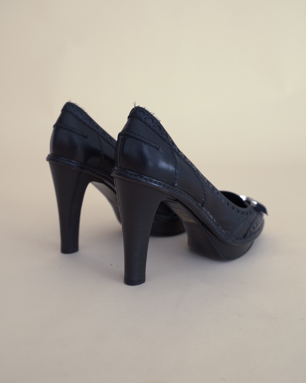 Celine A/W 2008 Platform Kiltie Brogue Pumps