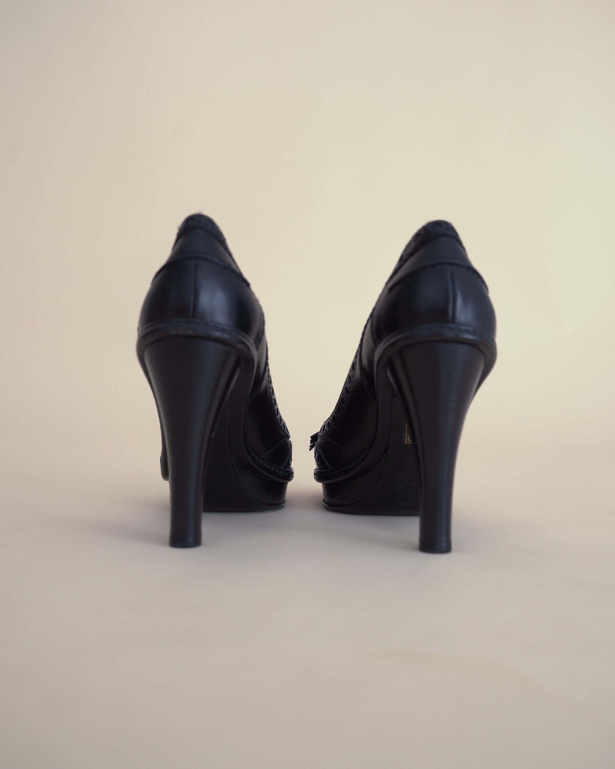Celine A/W 2008 Platform Kiltie Brogue Pumps