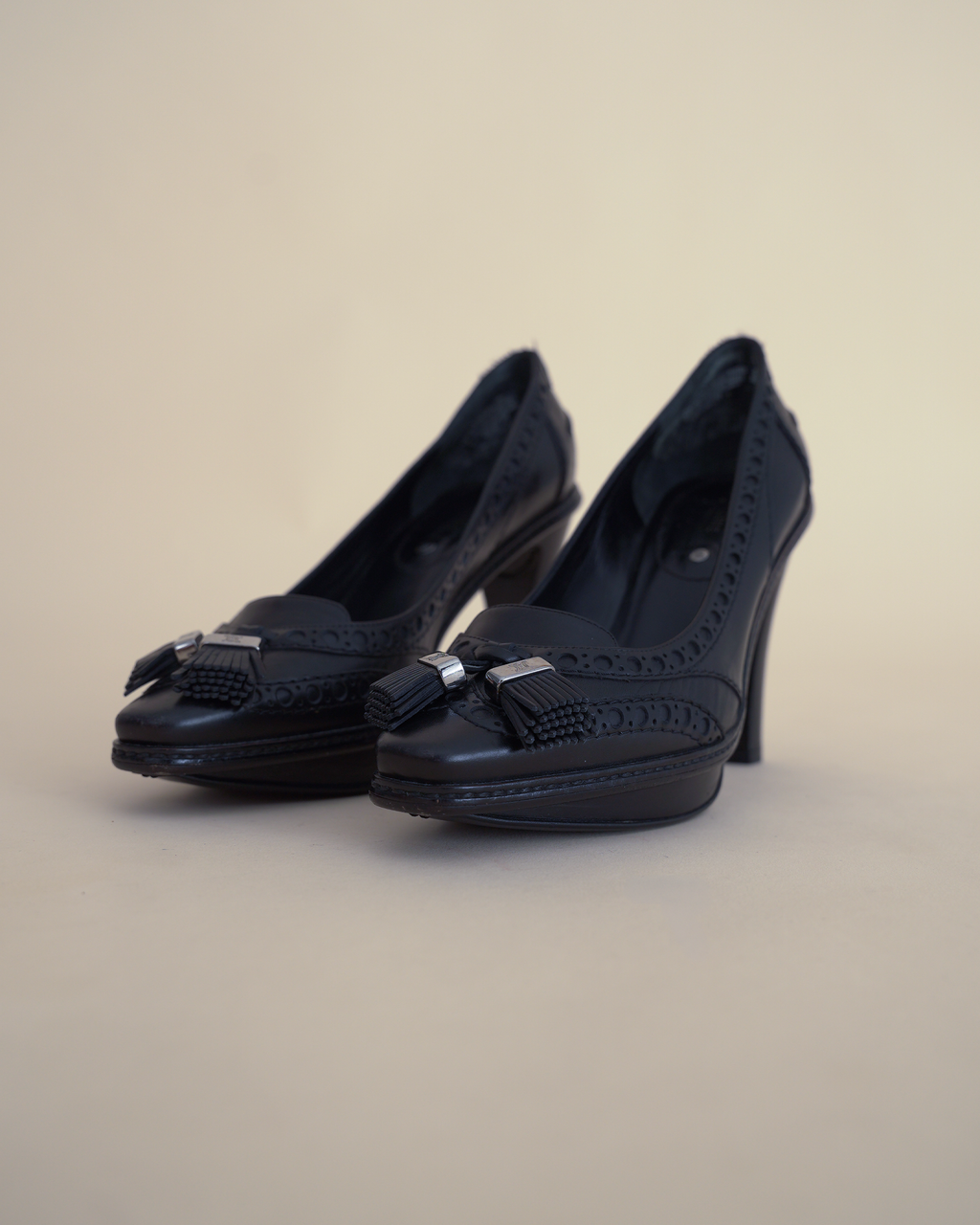 Celine A/W 2008 Platform Kiltie Brogue Pumps