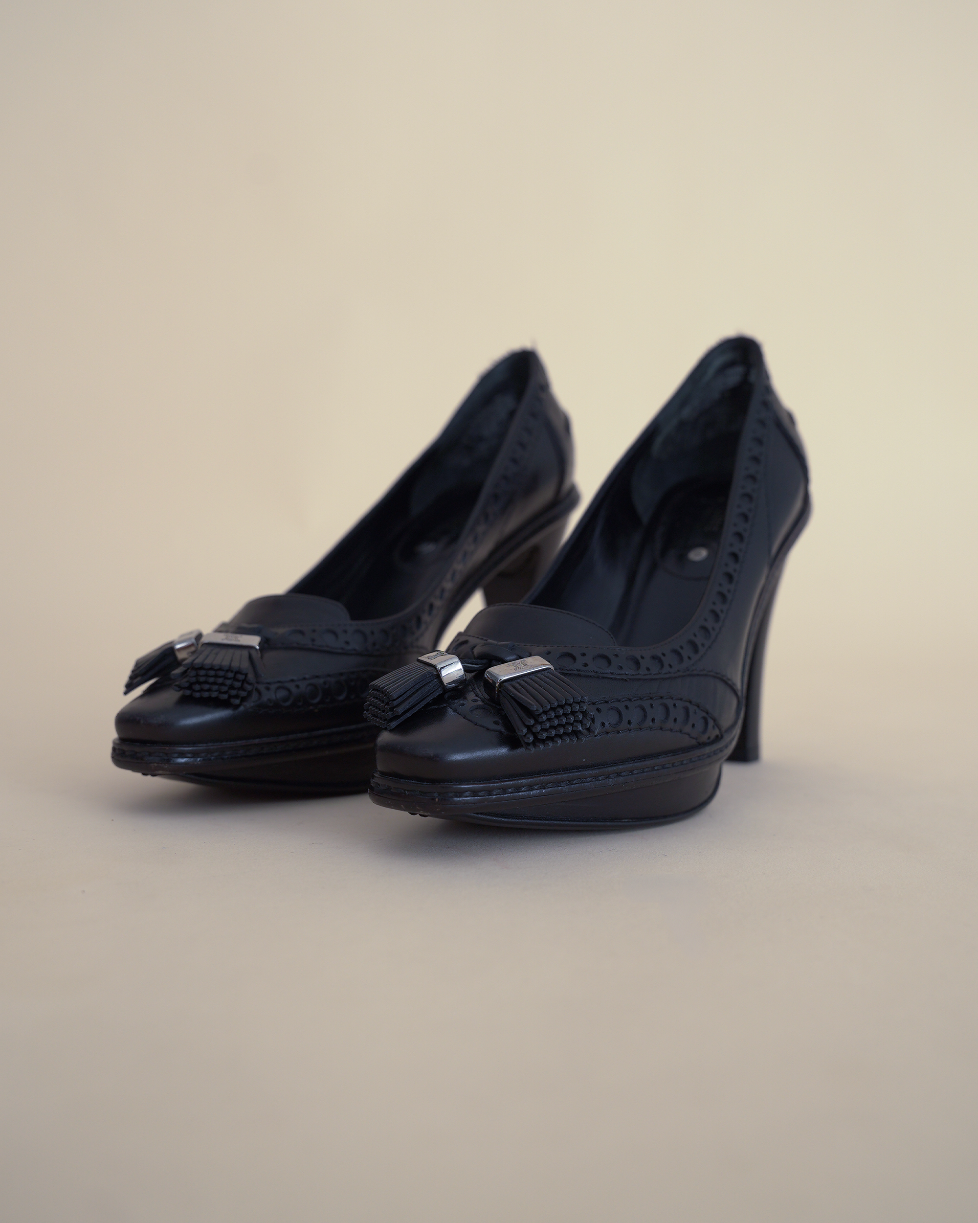Celine A/W 2008 Platform Kiltie Brogue Pumps