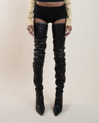Chanel AW 2005 Thigh-High Leather Boots