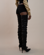 Chanel AW 2005 "The Devil Wears Prada" Thigh-High Leather Boots