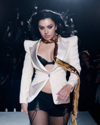 Balmain Sculptural Pagoda-Shoulder Tuxedo Suit