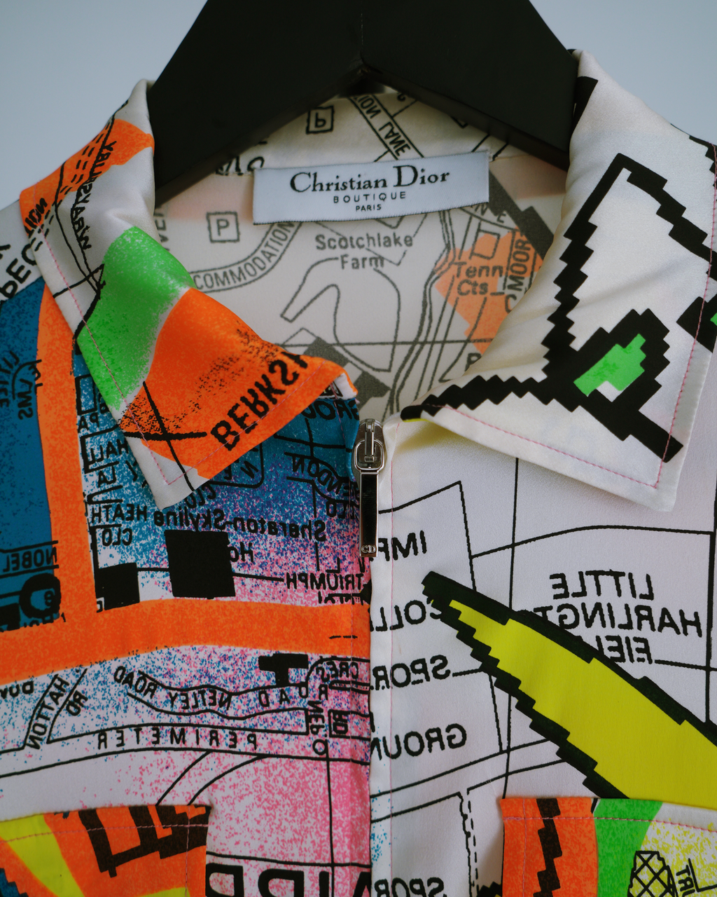 Christian Dior Boutique A/W 2001 "London Street Map" jacket