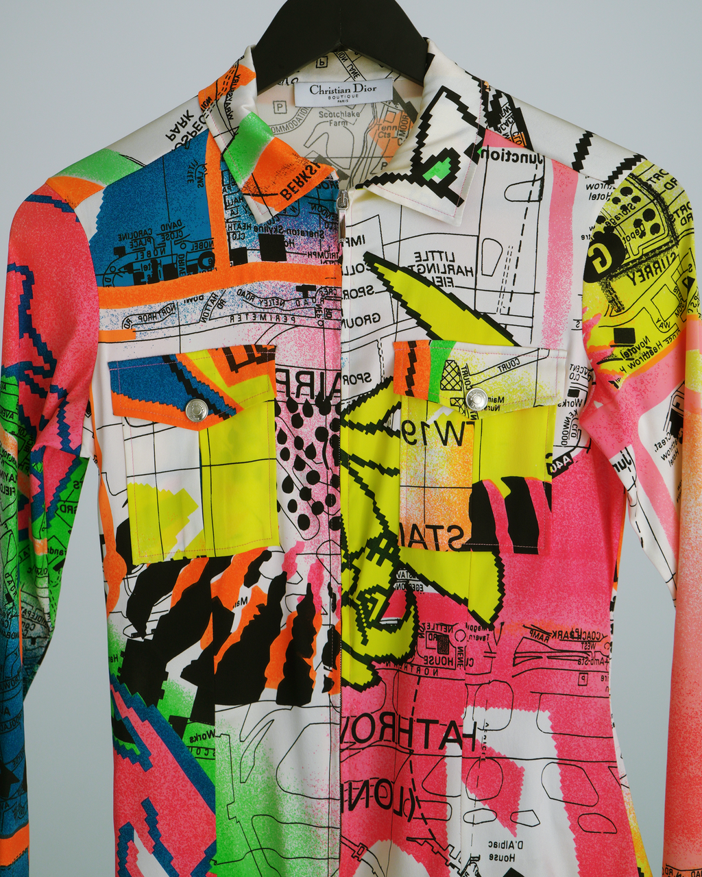 Christian Dior Boutique A/W 2001 "London Street Map" jacket