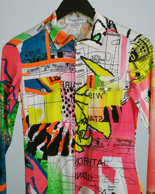 Christian Dior Boutique A/W 2001 "London Street Map" jacket