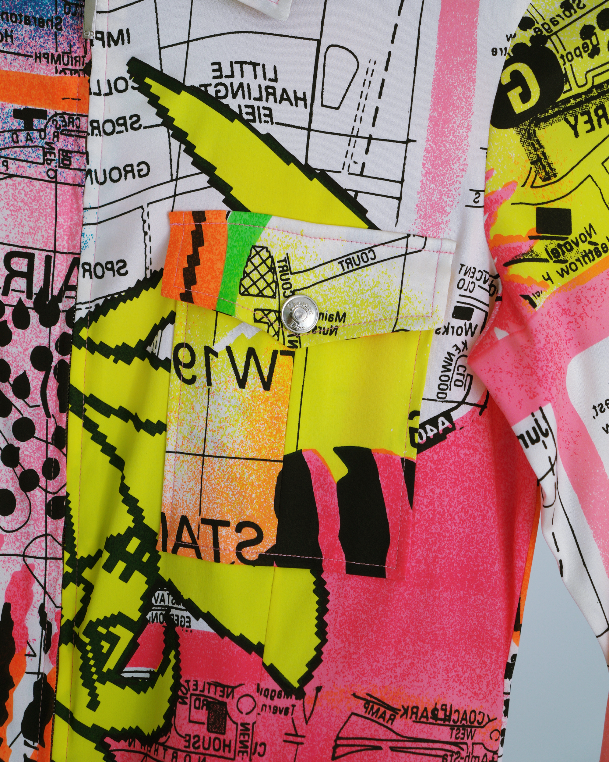 Christian Dior Boutique A/W 2001 "London Street Map" jacket