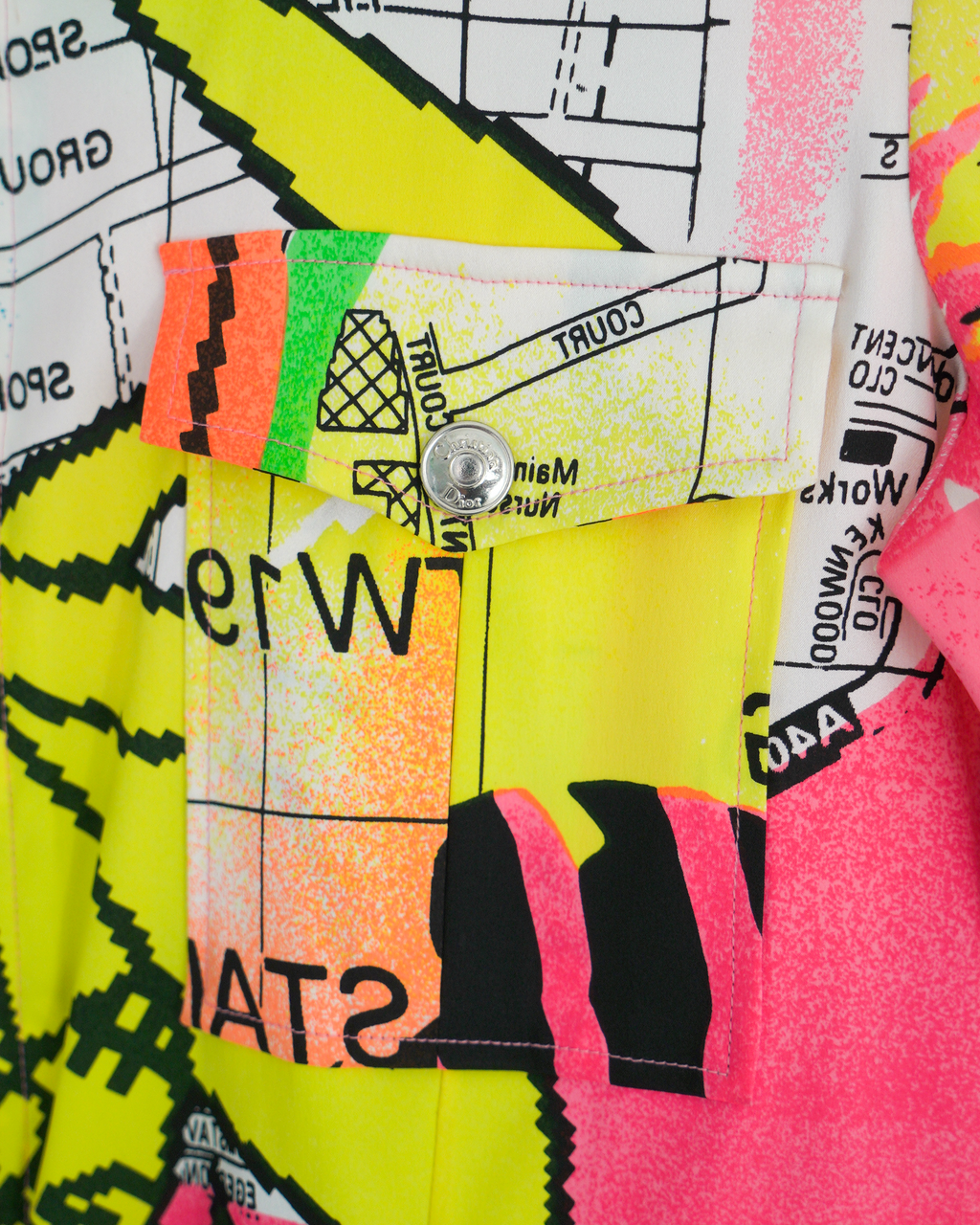 Christian Dior Boutique A/W 2001 "London Street Map" Jacket