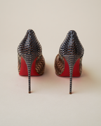 Christian Louboutin "Suellena" Python Platform Pumps