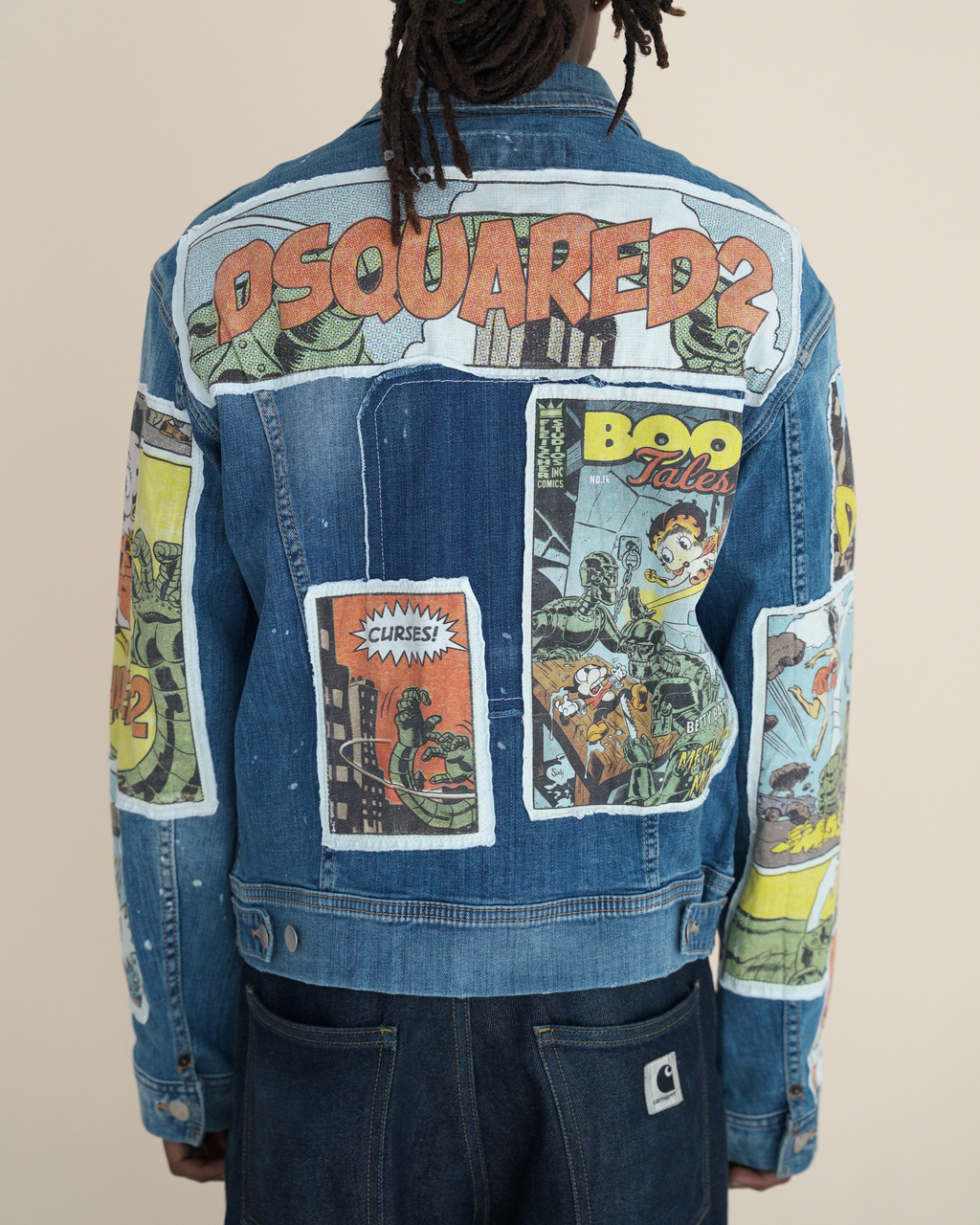 Dsquared2 x Betty Boop “Boo Tales” Comic-Patch Denim Jacket