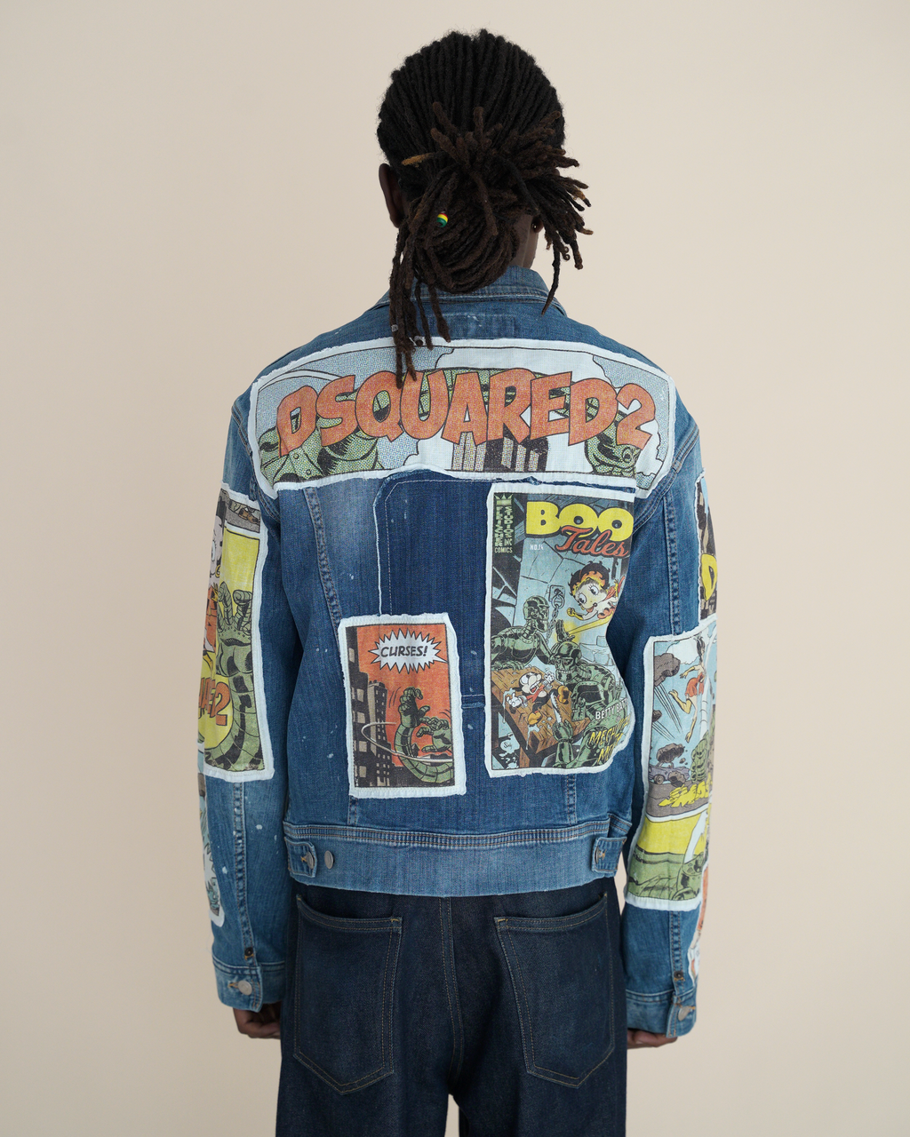 Dsquared2 x Betty Boop “Boo Tales” Comic-Patch Denim Jacket