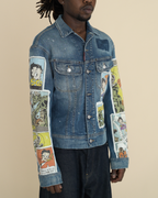 Dsquared2 x Betty Boop “Boo Tales” Comic-Patch Denim Jacket