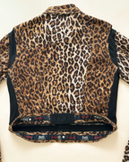 D&G Leopard Denim Trucker Jacket