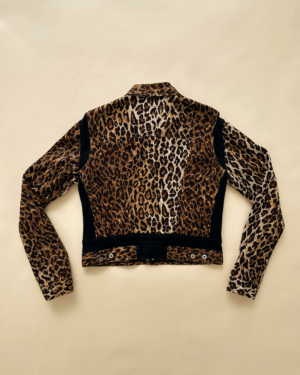 D&G Leopard Denim Trucker Jacket