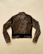 D&G Leopard Denim Trucker Jacket