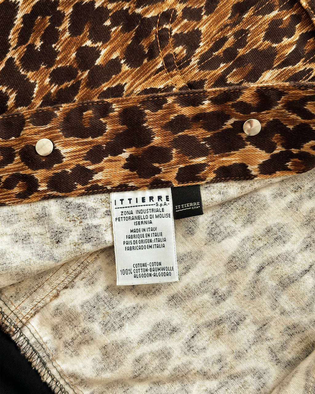 D&G Leopard Denim Trucker Jacket