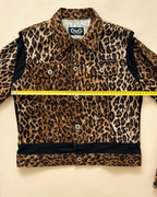 D&G Leopard Denim Trucker Jacket