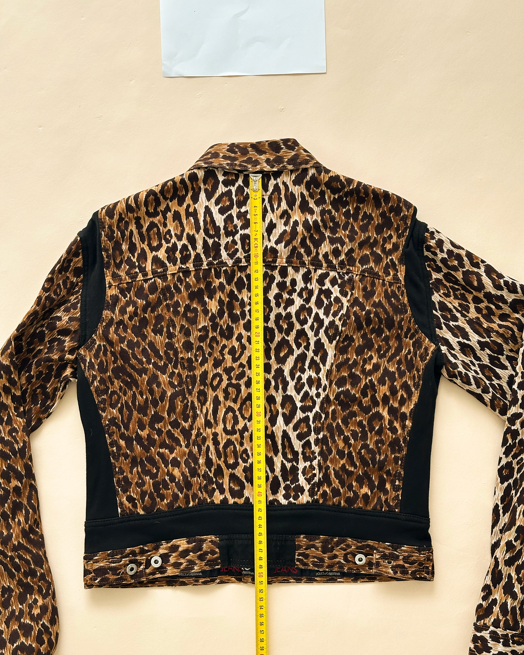 D&G Leopard Denim Trucker Jacket