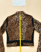 D&G Leopard Denim Trucker Jacket