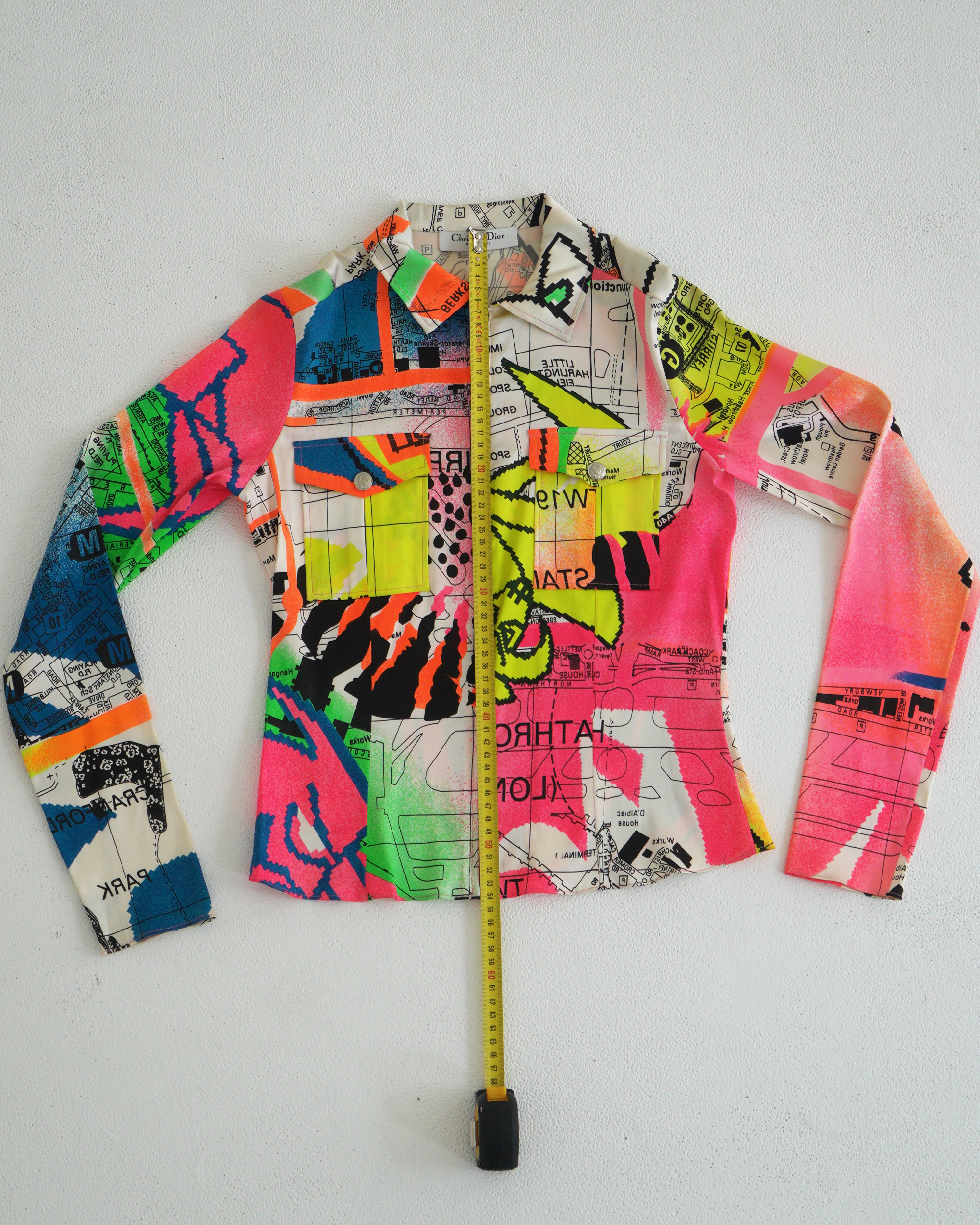Christian Dior Boutique A/W 2001 "London Street Map" jacket
