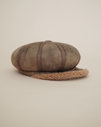 Christian Dior by John Galliano Distressed Suede & Shearling Baker Boy Cap