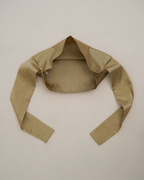 Dolce & Gabbana Mainline Liquid Gold Metallic Shrug Bolero