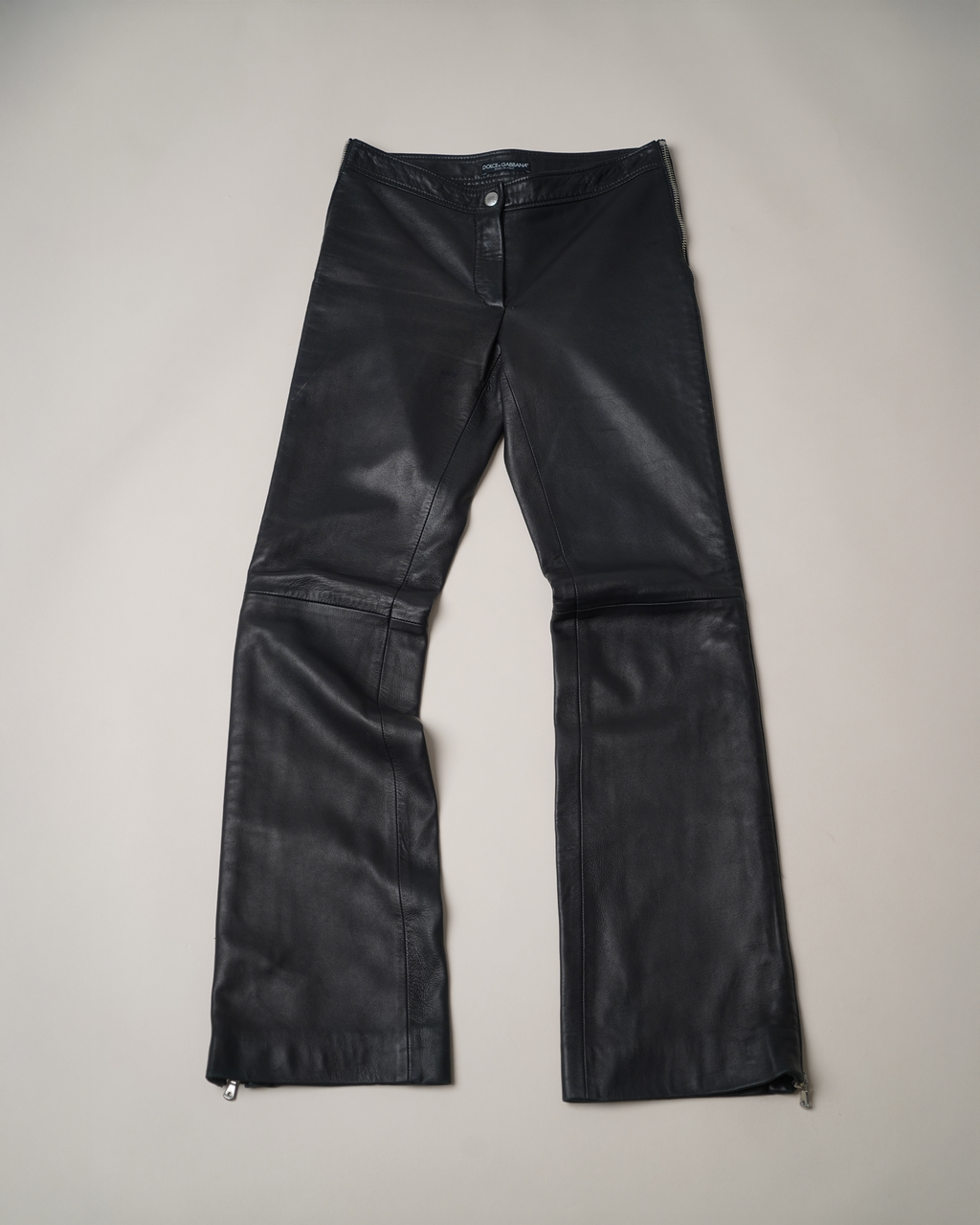 Dolce & Gabbana Leather Trousers
